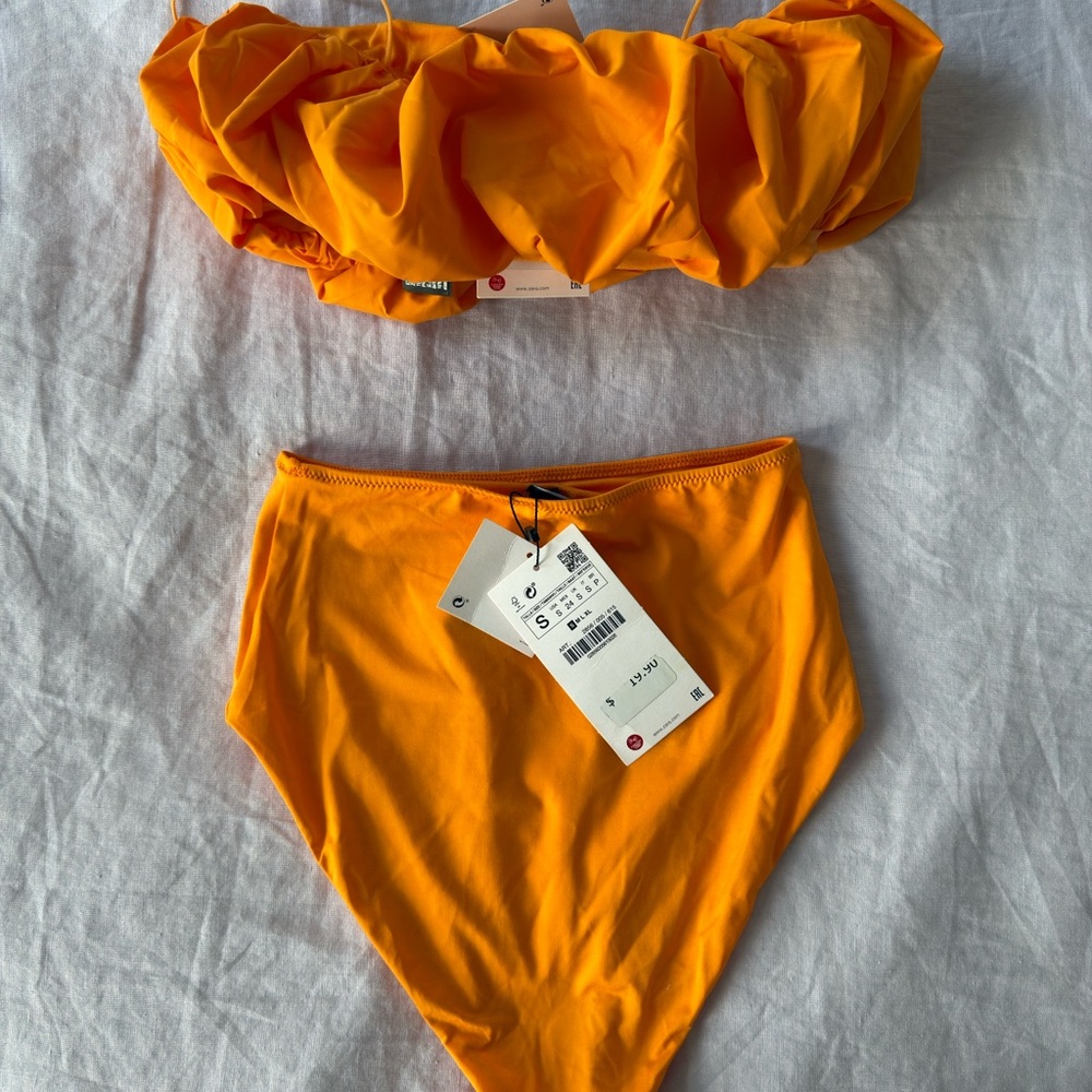 Zara Orange Bikini Set - Picture 2 of 3